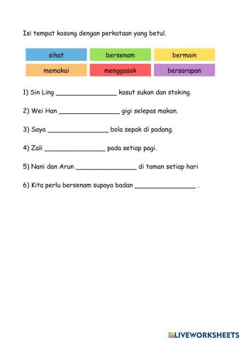 Unit 7  Sihat dan Gembira