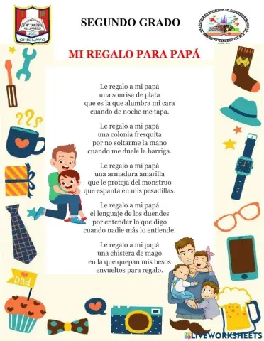 Poesía- MI REGALO PARA PAPÁ