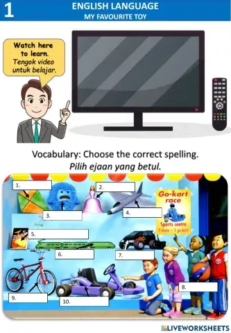 My favourite toy- He His She Her