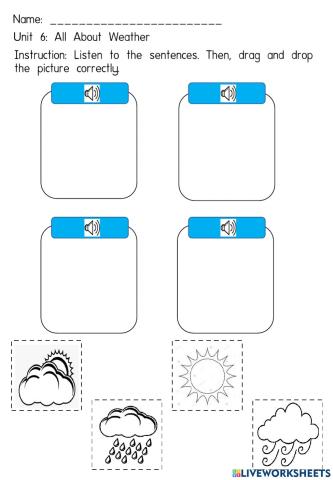 Unit 6: All About Weather