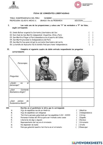 Corrientes libertadoras