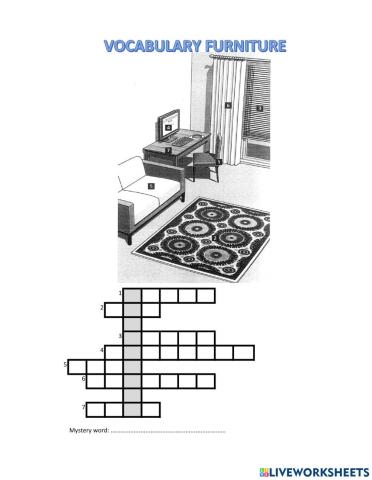 Vocabulary furniture