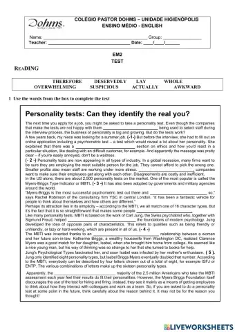 Test reading compound adjectives the ... the
