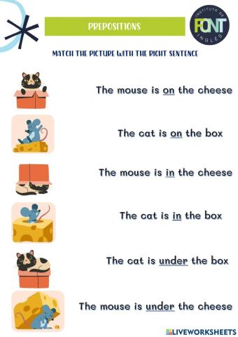 Kinder b unit 3 prepositions