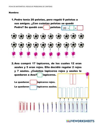Resolvemos problemas de cantidad