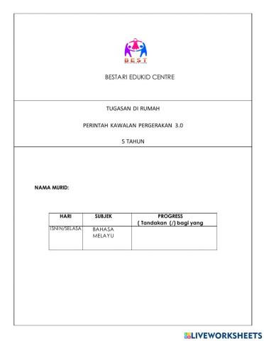 Tugasan PKPB BM (5 TAHUN)