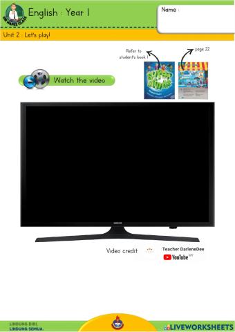 English Y1 - Let's play 1