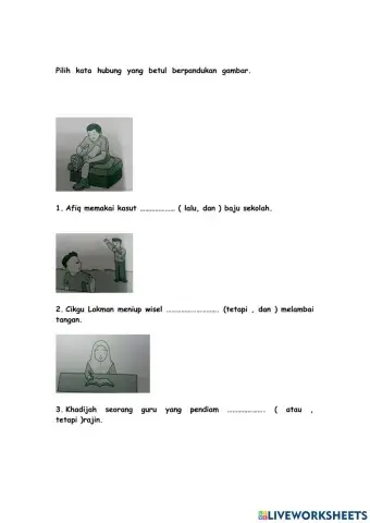 6 Tahun: BM (Kata Hubung 2)