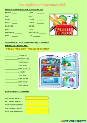Countable and uncountable
