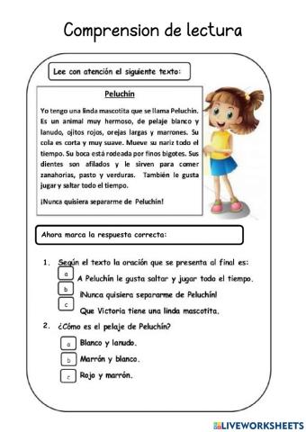 Comprensión de textos