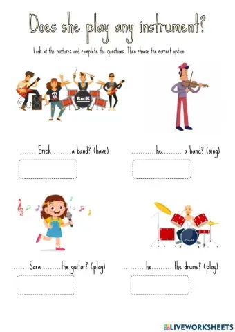 Does she play any instruments?