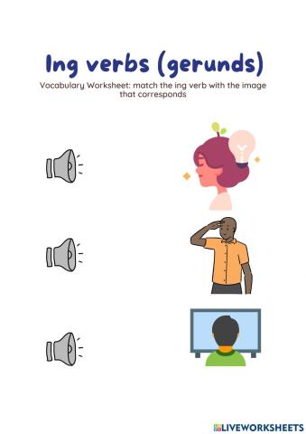 Ing verbs