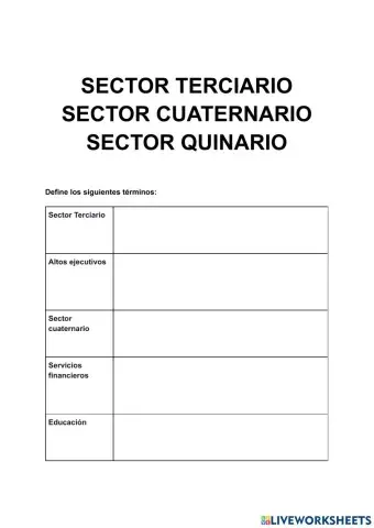 Sectores económicos