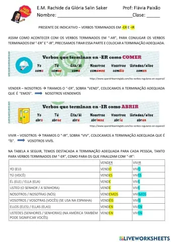 Presente de indicativo