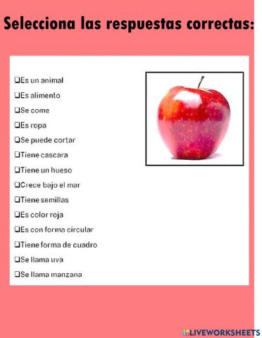 Ejercicio de comprensión