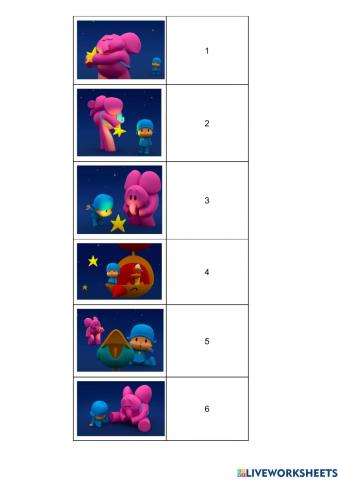 Secuencias temporales pocoyo