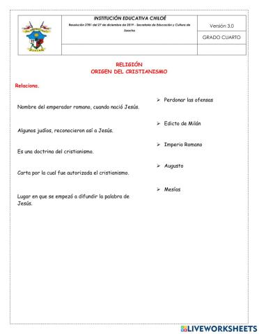 Origen del cristianismo