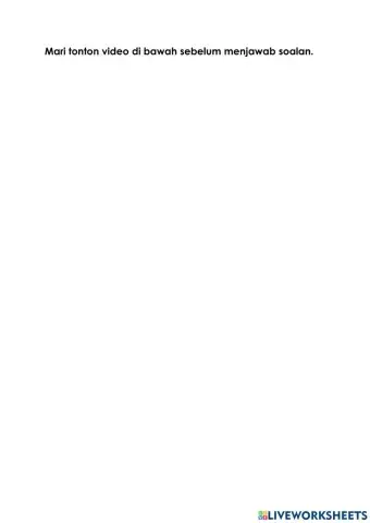 Haiwan (Sains Tahun 1)