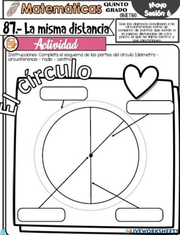 Partes de la circunferencia