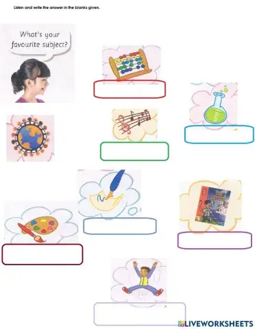 My Favourite Subject.