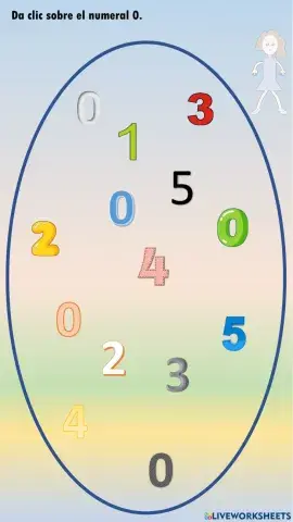 Da clic sobre el numeral 0.