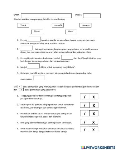 Cabaran dan Iktibar dakwah nabi