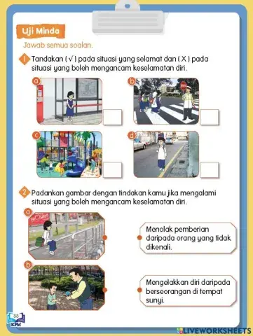 Pjk tahun 1 : waspada selalu