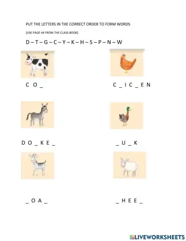 Vocabulary Unit 4 (part 2) - Bright Ideas 1