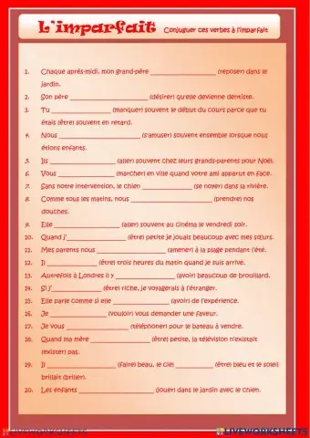 L-imparfait 2