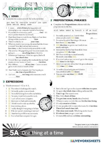 Time expression and distancing