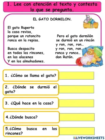 Ejercicios de español