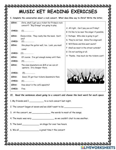 KET Music Reading Exercises