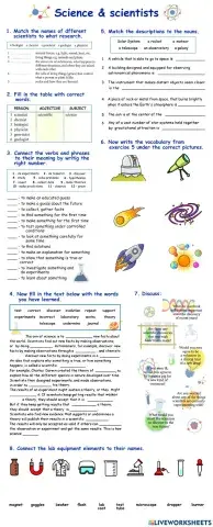 Science & scientists