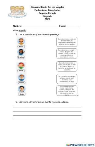 Evaluacion de español II