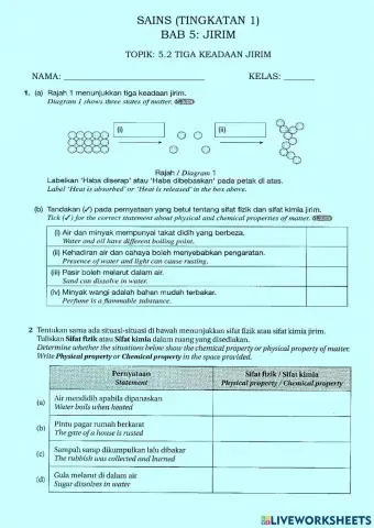 5.2 tiga keadaan jirim