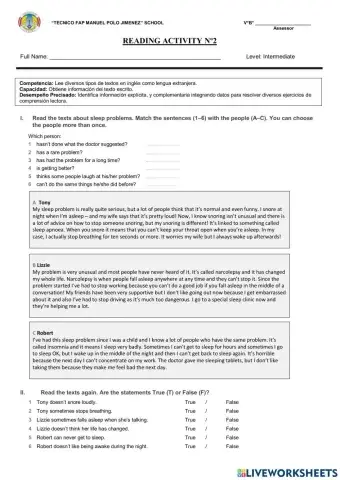 Reading activity n°2