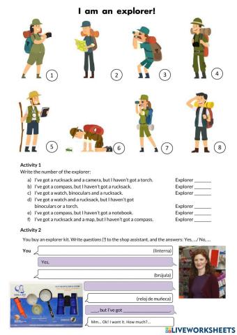 Young Explorers 1 -Unit 1 Revision