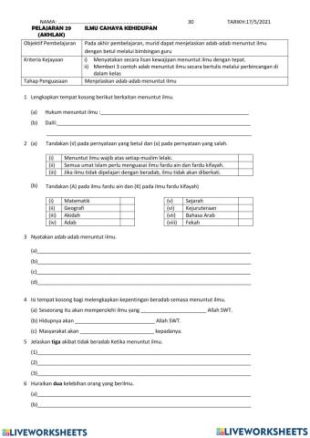 Ilmu penyuluh kehidupan