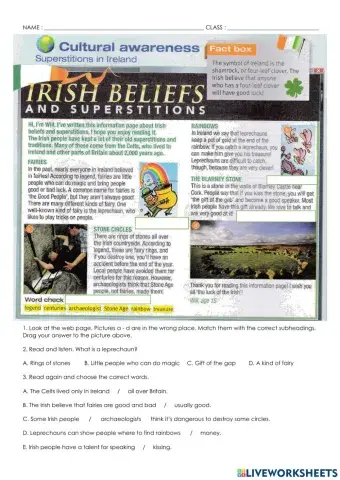 Unit 8: Good Luck and Bad Luck