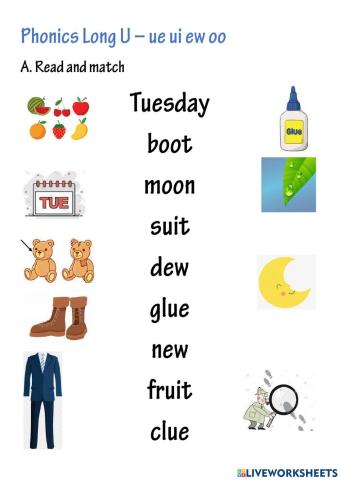 Phonics - Long U