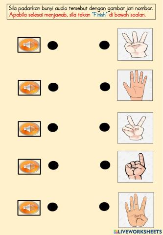 Mengenal nombor 1 hingga 5