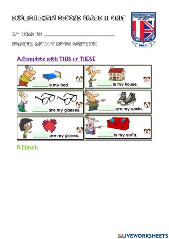 Second Grade Exam III Unit