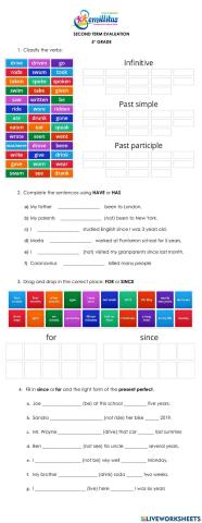 5° Second Term Evaluation