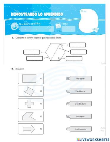 Evaluación geometría
