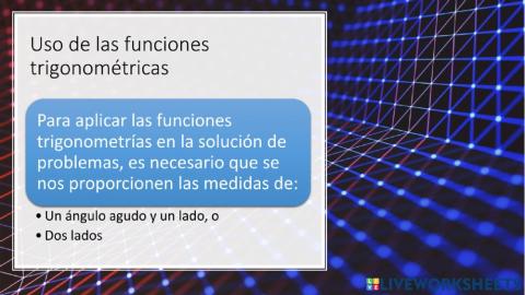 Uso de la función Coseno