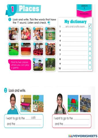 Wah 3 lesson 1 places