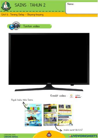 Sains T2 : Terang Gelap - Bayang-bayang