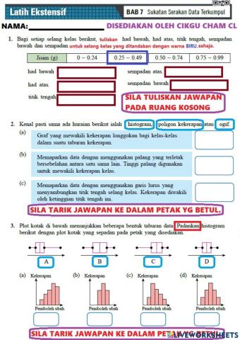 Matematik T5: Sukatan Serakan data terkumpul