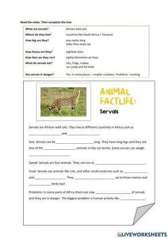 Year 5: Unit 3 Animals in Danger