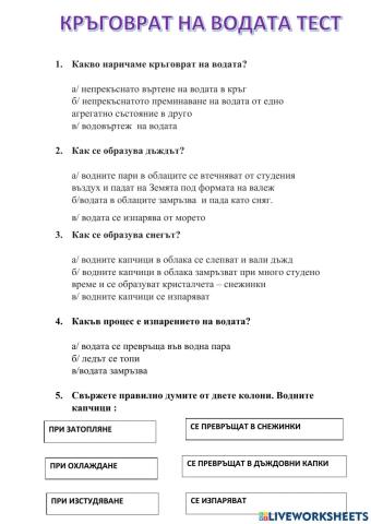 Кръговрат на водата